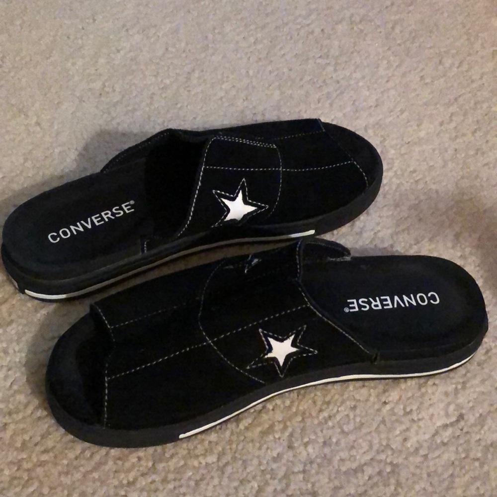 CONVERSE SUEDE SLIDES